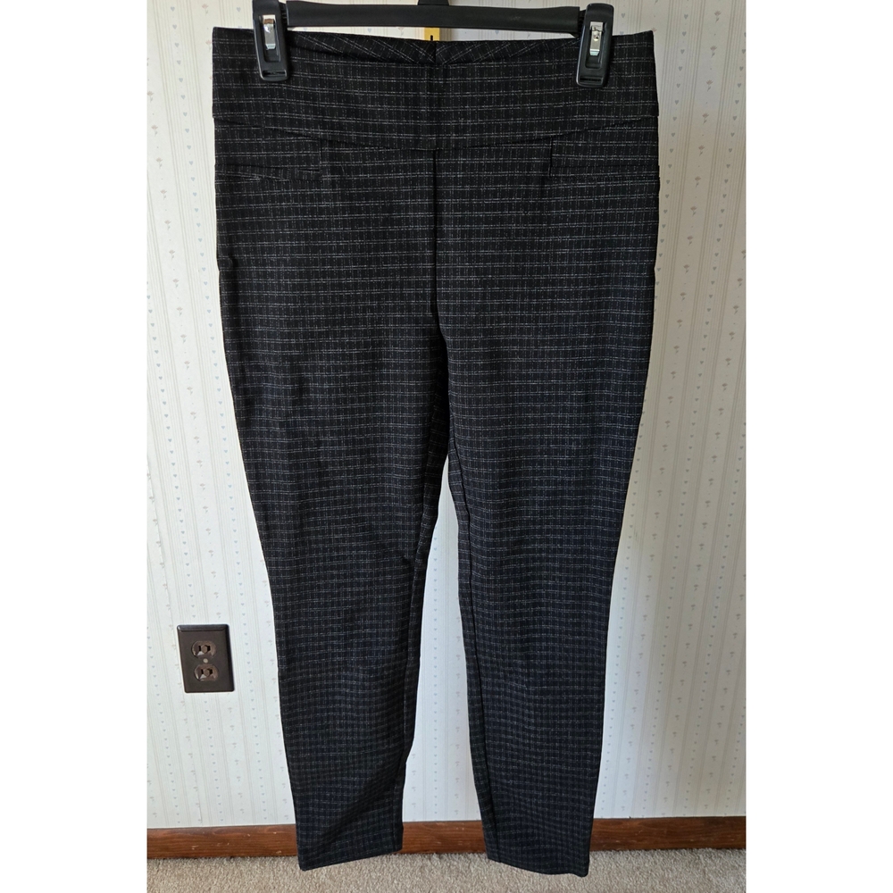 Black and Gray Checkered Pants